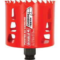 Wood & Metal Hole Saw, 3-1/8", 2-3/8" Depth of Cut, Carbide Haskins Industrial Inc.