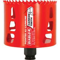 Wood & Metal Hole Saw, 3-1/4", 2-3/8" Depth of Cut, Carbide Haskins Industrial Inc.