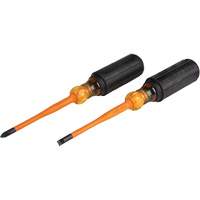 Slim-Tip Insulated Screwdriver Set, 1000 V, 2 Pcs Haskins Industrial Inc.