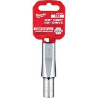 Douille SAE avec c&ocirc;t&eacute;s Four Flats, 3/8", Prise 1/2", 6 pans, Profond Haskins Industrial Inc.