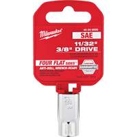 Prise SAE avec c&ocirc;t&eacute;s Four Flats, 11/32", Prise 3/8", 6 pans Haskins Industrial Inc.