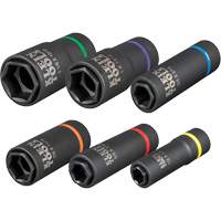 2-in-1 6-Piece Socket Set, 6 Pcs, Impact, Deep Haskins Industrial Inc.