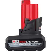 M12 Redlithium High Output XC5.0 Battery Pack, Lithium-Ion, 12 V, 5 Ah Haskins Industrial Inc.