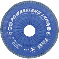 PowerBlend Trimmable Flap Disc, 5" x 7/8", Type 29, Z40 Grit, Zirconia Alumina Haskins Industrial Inc.