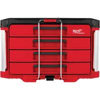 Boîte &agrave; outils avec 4 tiroirs PackOut, 16-3/10" x 22-1/5" x 14-3/10", Rouge Haskins Industrial Inc.