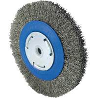 Brosse rotative &agrave; fil torsad&eacute;, 6" dia., Fils 0,014", Arbre 1/2" - 5/8" - 2 Haskins Industrial Inc.