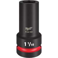 Douille &agrave; paroi extra mince Shockwave Impact Duty, Chocs, 1-1/16", Prise 1", 6 pans, Profond Haskins Industrial Inc.
