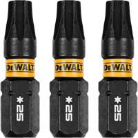 3-Piece FLEXTORQ&reg; Impact Screwdriving Bits, Torx, T-25, 1/4" Drive Haskins Industrial Inc.