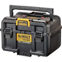 ToughSystem&reg; 2.0 20V Dual Port Charger, 14" x 15" x 9", Black/Yellow Haskins Industrial Inc.