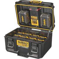 ToughSystem&reg; 2.0 20V Dual Port Charger, 14" x 15" x 9", Black/Yellow Haskins Industrial Inc.