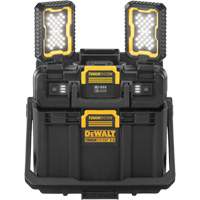 ToughSystem&reg; 2.0 Adjustable Work Light with Storage, 16" x 11" x 14", Black/Yellow Haskins Industrial Inc.