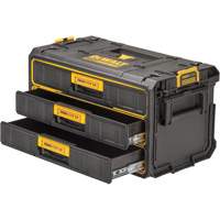 ToughSystem&reg; 2.0 Three-Drawer Unit, 21-4/5" x 12-3/10" x 12-3/5", Black/Yellow Haskins Industrial Inc.
