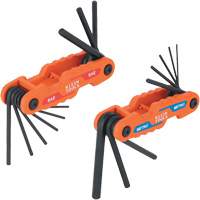 Compact Folding Hex Key Set, 17 Pcs., Metric & Imperial Haskins Industrial Inc.