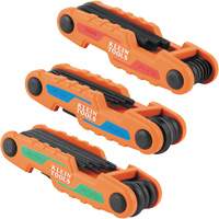 Compact Folding Hex Key Set, 25 Pcs., Metric & Imperial/Torx&reg; Haskins Industrial Inc.