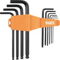 L-Style Long Ball-End Hex Key Set, 10 Pcs., Metric Haskins Industrial Inc.