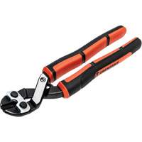 Compact Wire & Bolt Cutter, 8-1/2" L, Angle Cut Haskins Industrial Inc.