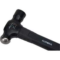 Marteau &agrave; panne ronde, Poids de la t&ecirc;te 24 oz, Face Ordinaire, Prise Fibre de verre Haskins Industrial Inc.