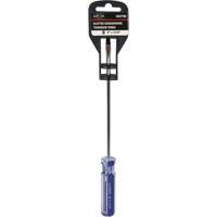Blue Transparent Striped Slotted Screwdriver, 3/16" Tip, Round, Plastic Handle Haskins Industrial Inc.