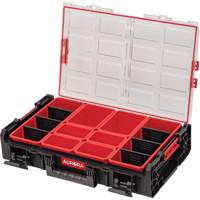 Arx&reg; 2X-Large Organizer with Bins, 23" x 15-1/5" x 6-4/5", Black Haskins Industrial Inc.