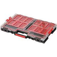 Arx&reg; Large Organizer with Bins, 21" x 15" x 3", Black Haskins Industrial Inc.