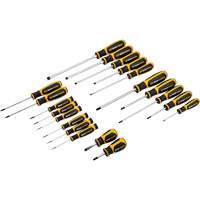Phillips&reg;, Slotted, Torx&reg; Dual Material Screwdriver Set, 20 Pcs. Haskins Industrial Inc.