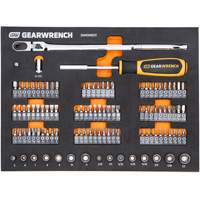 Slim Head Mechanics Tool Set in Foam Storage Tray Haskins Industrial Inc.