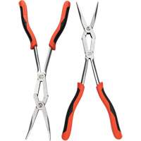 X2 Straight and Bent Long Nose Dual Material Plier Set, 2 Pieces Haskins Industrial Inc.