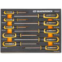 Torx&reg; Dual Material Screwdriver Set in Foam Storage Tray, 10 Pcs. Haskins Industrial Inc.