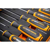 Torx&reg; Dual Material Screwdriver Set in Foam Storage Tray, 10 Pcs. Haskins Industrial Inc.