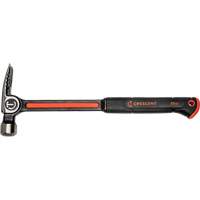 Steel Milled-Face Framing Hammer, 22 oz., Solid Steel Handle, 16" L Haskins Industrial Inc.