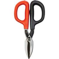 Straight Pattern Tinner Snips, 1-31/50" Cut Length, Straight Cut Haskins Industrial Inc.