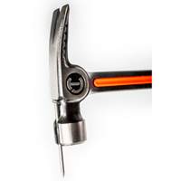 Milled-Face Framing Hammer, 28 oz., Solid Steel Handle, 16" L Haskins Industrial Inc.