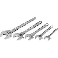 Chrome Wrench Set, Adjustable, 5 Pieces, Imperial and Metric Haskins Industrial Inc.