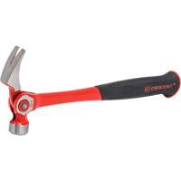 Indexing Claw Hammer, 18 oz., Cushion/Solid Steel Handle, 14" L Haskins Industrial Inc.
