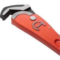 Cl&eacute; pour tuyau acier auto-ajustable, Cap des m&acirc;choires 1-1/2", Longueur 12", Fini Rev&ecirc;tement en poudre, Prise Non-ergonomique Haskins Industrial Inc.