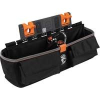 Bucket Work CentreS-Hook Large Pouch Module, Nylon, 3 Pockets, Black/Orange Haskins Industrial Inc.