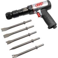 5-Piece Heavy-Duty Air Hammer with Chisel Set, 2.66 CFM, 1/4" NPT, 2600 BPM, 3/4" x 3" (19mm x 76mm) Haskins Industrial Inc.