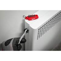 Mini rochet &agrave; embouts multiples 7 en 1, Prise de 5/16"/1/4", Poign&eacute;e Ordinaire Haskins Industrial Inc.