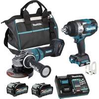 XGT Brushless 2-Tool Combo Kit, Lithium-Ion, 40 V Haskins Industrial Inc.