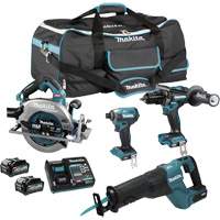XGT Brushless 4-Tool Combo Kit, Lithium-Ion, 40 V Haskins Industrial Inc.