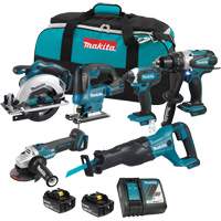 LXT 6-Tool Combo Kit, Lithium-Ion, 18 V Haskins Industrial Inc.