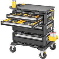 Poste de travail modulaire 5-en-1 TOUGHSYSTEM 2.0 DXL, 34" x 25-4/5" x 39", Noir/Jaune Haskins Industrial Inc.