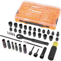 KNECT Complete Impact Pass Through & Flip Socket Set, 39 Pcs, Impact Haskins Industrial Inc.