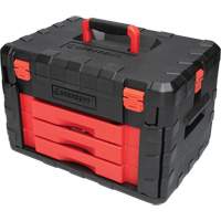 1/4", 3/8" & 1/2" Mechanics Hand Tool Set with 3-Drawer Storage Case Haskins Industrial Inc.
