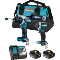 LXT Brushless 2 Tool Combo Kit, Lithium-Ion, 18 V Haskins Industrial Inc.