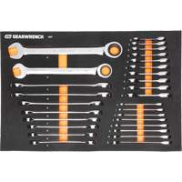 MEGAMOD Metric Mechanics Tool Set in Modular Foam Trays with Rolling Cabinet, 358 Pieces Haskins Industrial Inc.