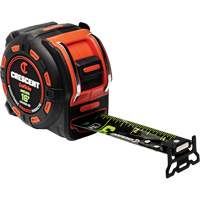 Shockforce NITE EYE Magnetic Tape Measure, 1-1/4" x 16', SAE Graduations Haskins Industrial Inc.