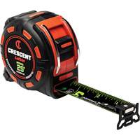 Shockforce NITE EYE Magnetic Tape Measure, 1-1/4" x 25', SAE Graduations Haskins Industrial Inc.