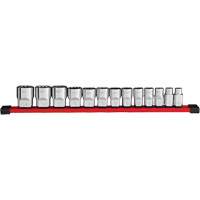 12-Point SAE Socket Set, 13 Pcs, 1/2" Drive Size Haskins Industrial Inc.