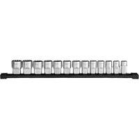 12-Point Metric Socket Set, 13 Pcs, 1/2" Drive Size Haskins Industrial Inc.
